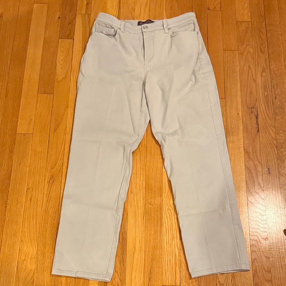 Gloria Vanderbilt Women's Light Green pants